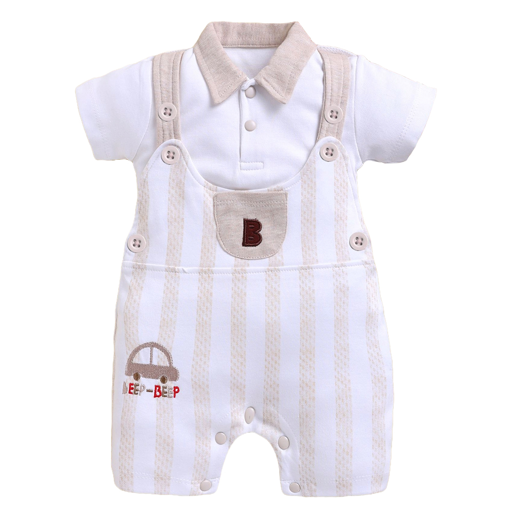 👶 Neo Nate Baby Boy Half Sleeve Dungaree Set | 3696