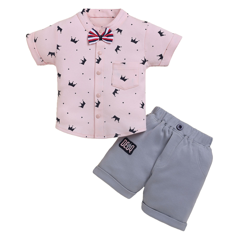 Charming Half Sleeve Co-Set for Babies | 4142