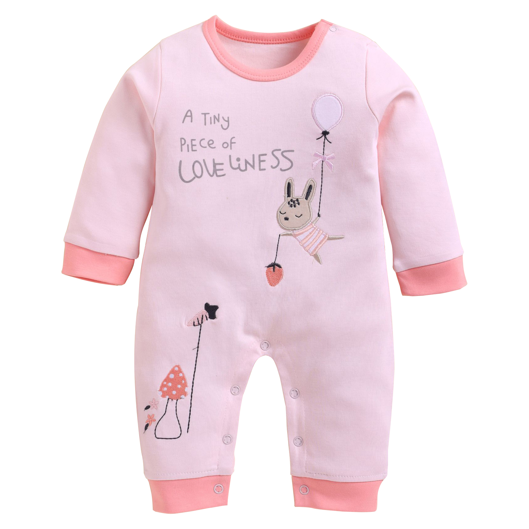 Neo Nate Full Sleeve Baby Romper for Girls 3-12 Months | 4208