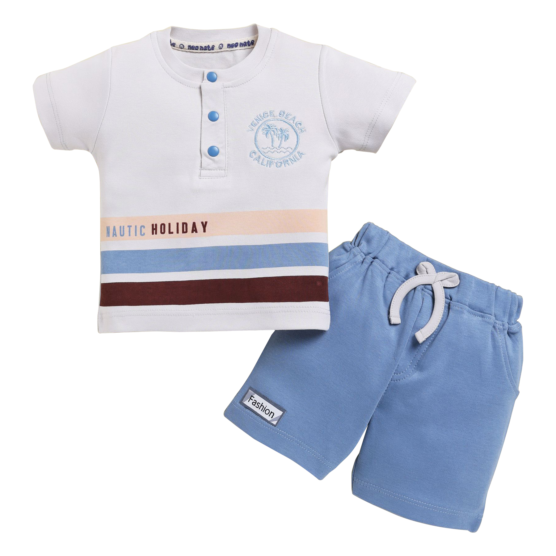 Neo Nate Half Sleeve Co-Set for Boys 9-24 Months | 4235