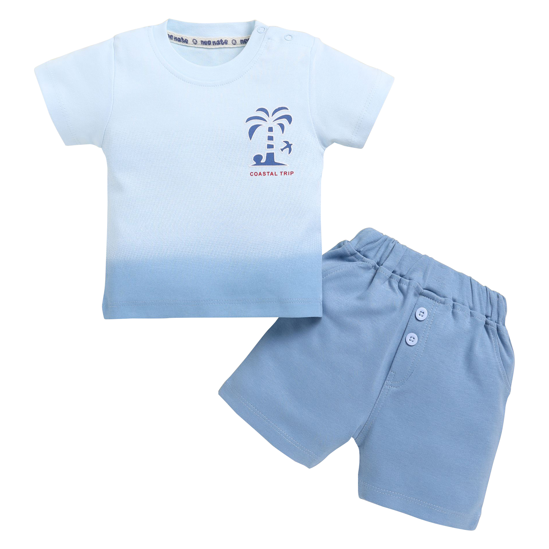 Beachy Vibes Baby Co-Set for baby boys, 100% cotton | 4240