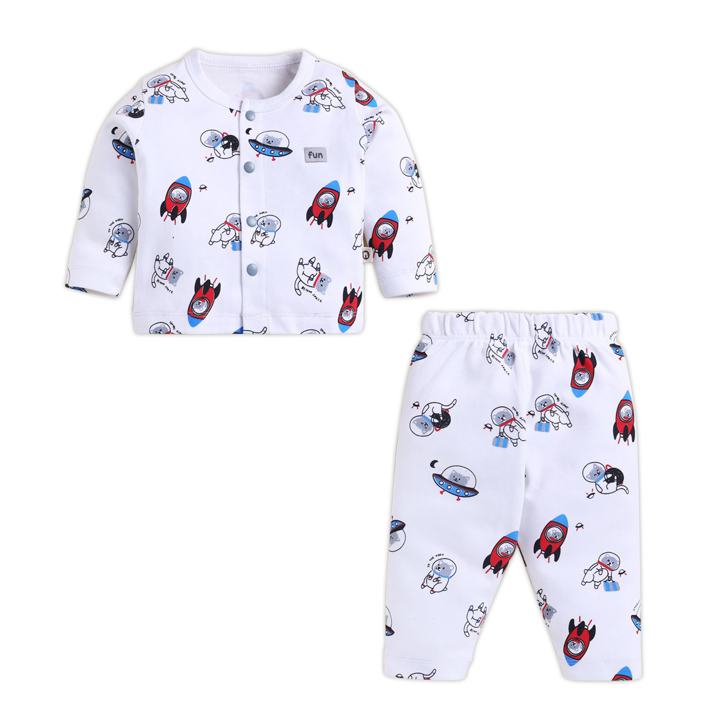 Neo Nate Newborn Unisex Full Sleeve Co-Set | 5423D